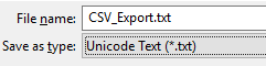 Excel Save As Unicode